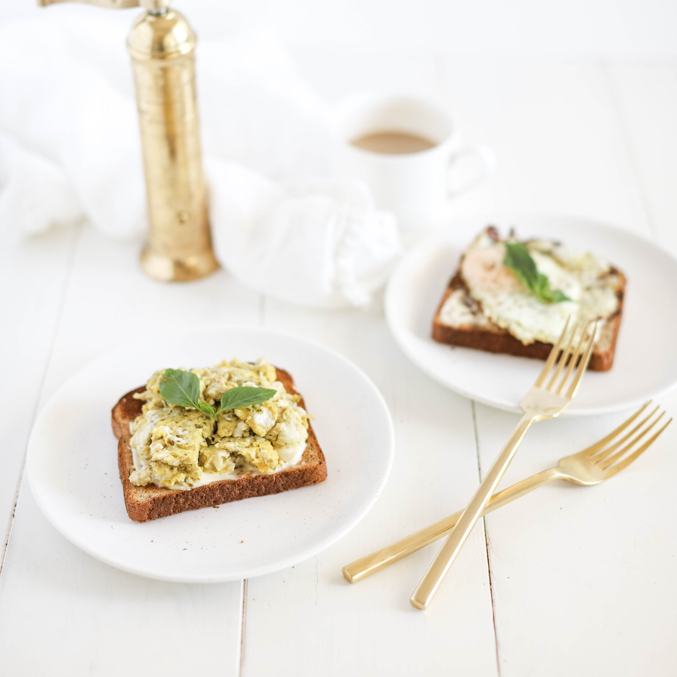 Pesto Eggs Fraiche Table