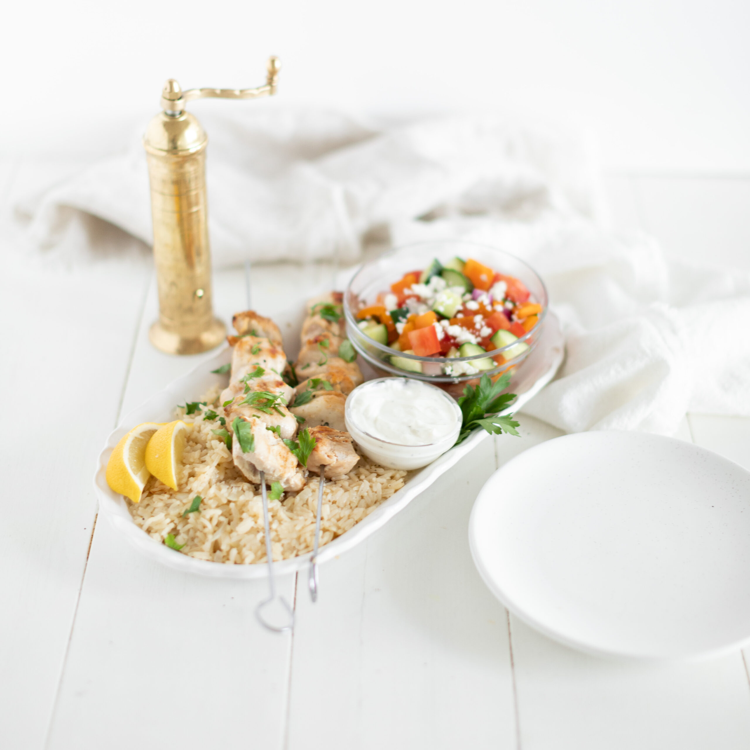 GF Chicken Souvlaki [Recipe Bank] - Fraiche Table