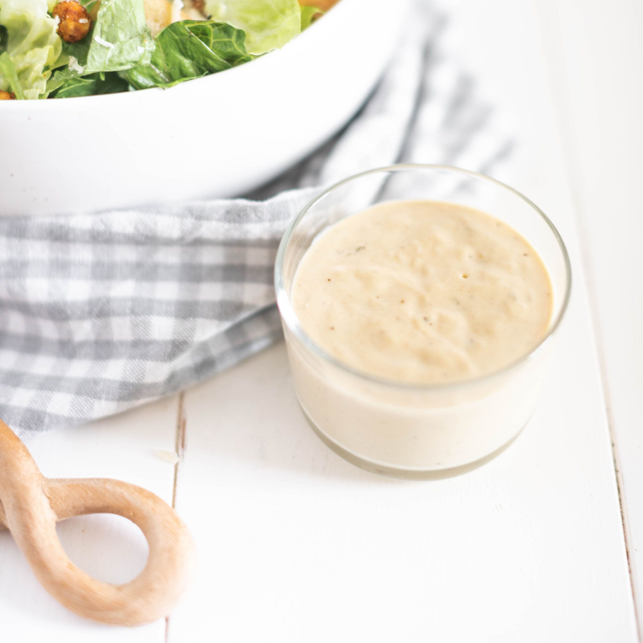 Tahini Caesar Salad Dressing Recipe