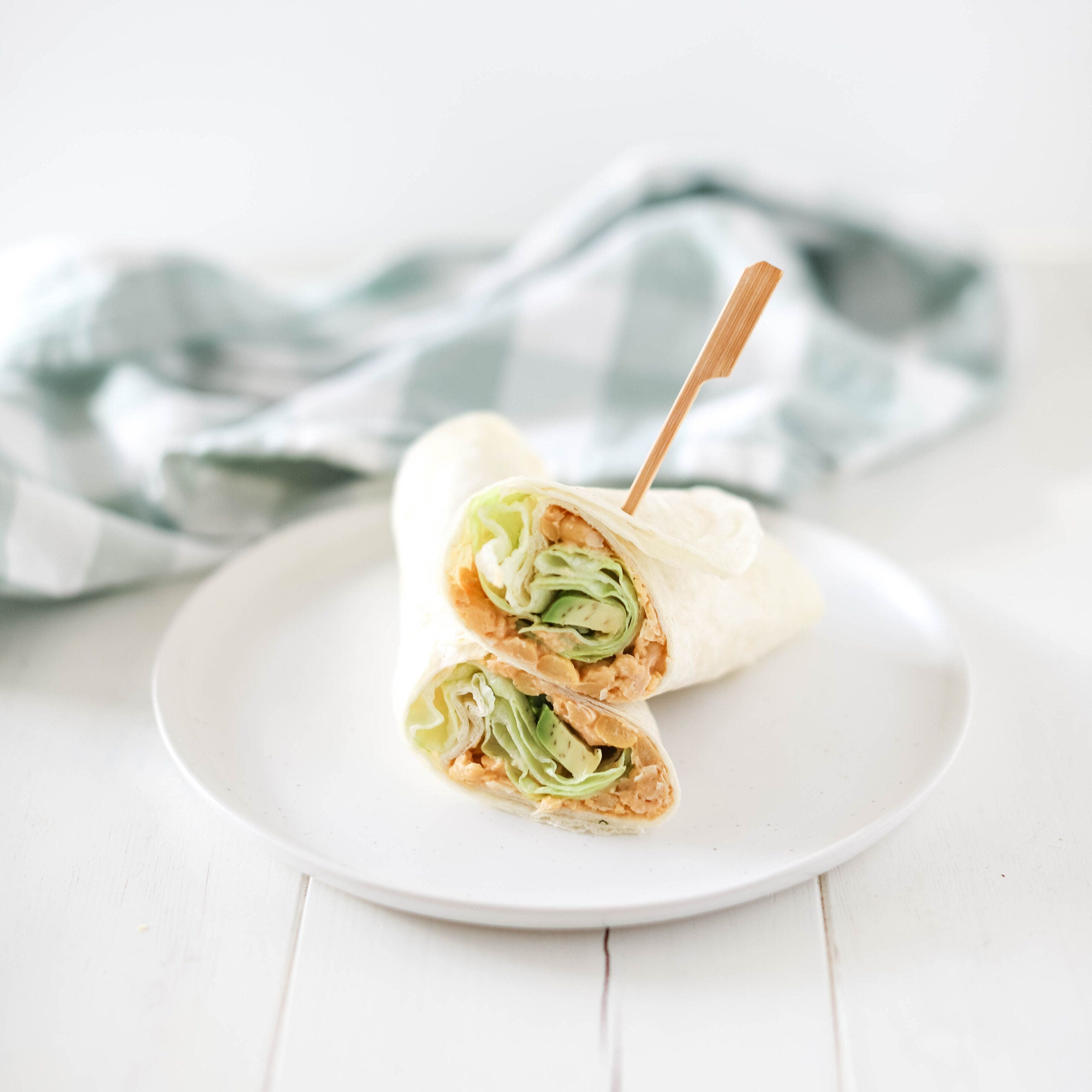 Buffalo Chickpea Wraps Recipe Bank Fraiche Table