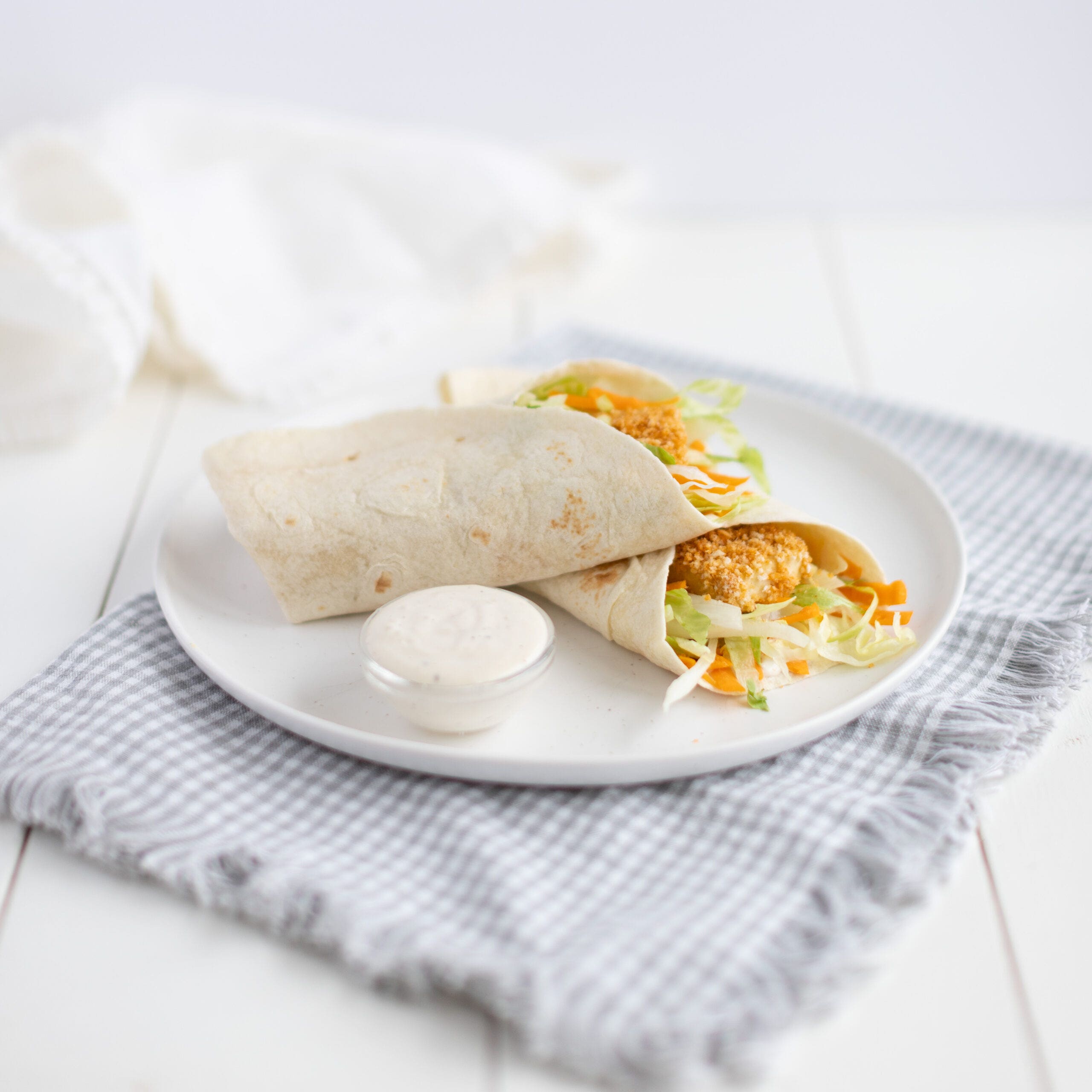 GF Crispy Chicken Snack Wraps - Fraiche Table