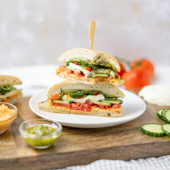 Rainbow Veggie Sandwich Recipe Bank Fraiche Table Rainbow Veggie Sandwich 8 700x700