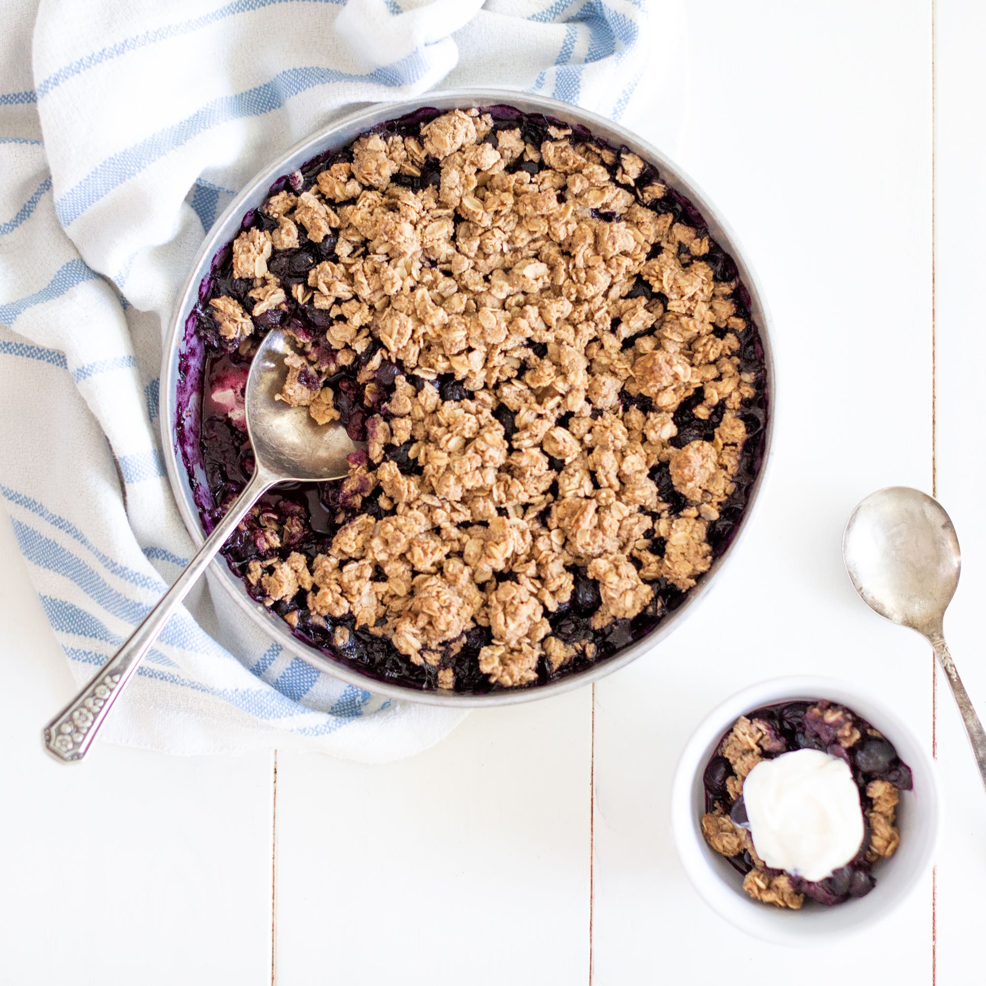 Blueberry Breakfast Crisp [Recipe Bank] - Fraiche Table