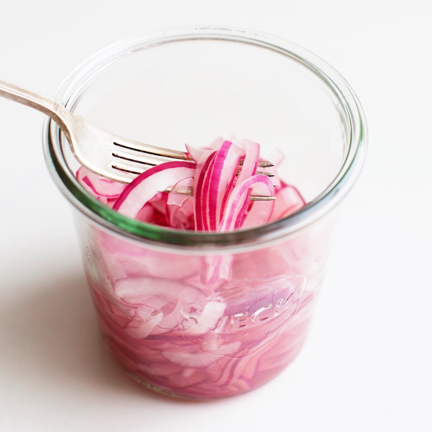 pickled red onion fraiche living